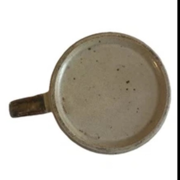 Mid Century OTAGIRI Stoneware HORIZON Pattern HANDLED Coffee Tea MUG 3.5” X 3” - Picture 9 of 16